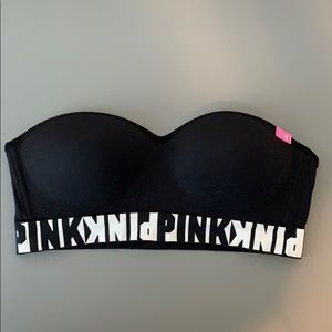 VICTORIA SECRET PINK STRAPLESS PUSH UP BRA